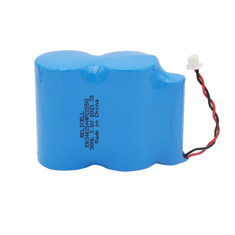Li-SOCL2 Battery ER34615+Capacitor battery pack
