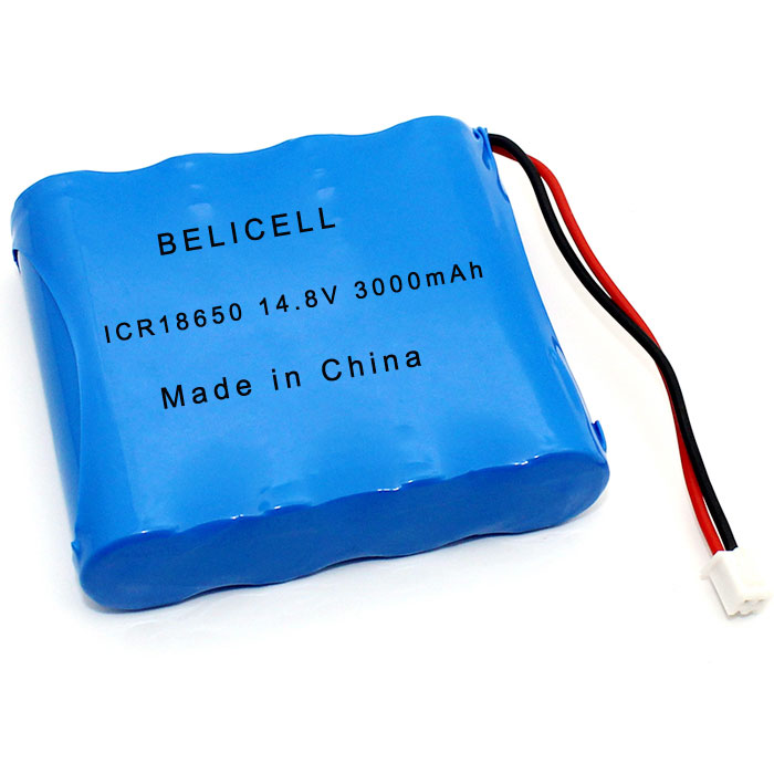 Lithium ion battery pack 18650 14.8V 3000mAh