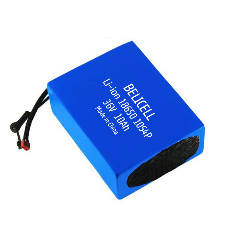 Lithium ion battery pack 18650 36V 10Ah